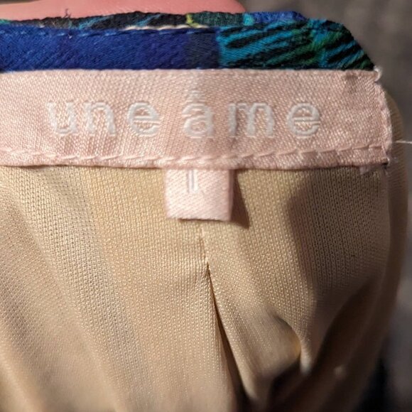 NWT Une Ame Boho Floral Bell Sleeve High-Low Dress | Size L - Picture 2 of 7